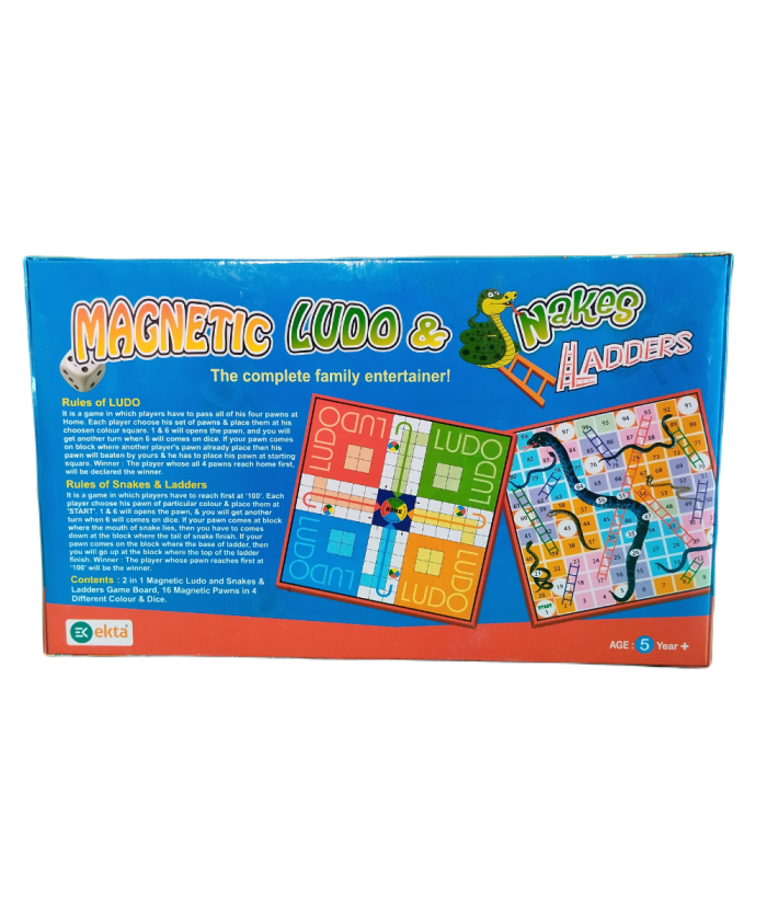 Magnetic Ludo & Snakes N Ladders